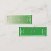 Carte De Visite Mini Soccerfield - maigre (Devant / Derrière)