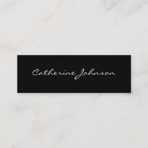 Carte De Visite Mini Social personnel fait sur commande blanc ou