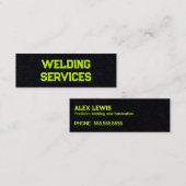 Carte De Visite Mini Soudeur (Devant / Derrière)