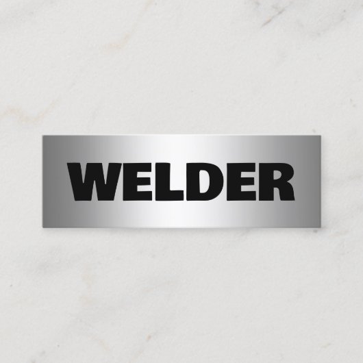 Carte De Visite Mini Soudeur (Devant)