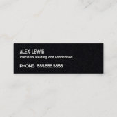 Carte De Visite Mini Soudeur Premium (Dos)