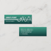 Carte De Visite Mini Sound Waves II - Vert ombré (Devant / Derrière)