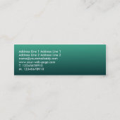 Carte De Visite Mini Sound Waves II - Vert ombré (Dos)