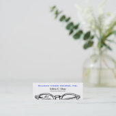 Carte De Visite Mini Spectacles lunettes Vue optique (Debout devant)