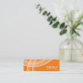 Carte De Visite Mini Sphères de recouvrement - orange (Debout devant)