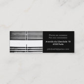 CARTE DE VISITE MINI STAIRS (Dos)