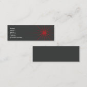 Carte De Visite Mini Star - Skinny (Devant / Derrière)