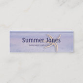 Carte De Visite Mini Starfish sur la plage (Dos)