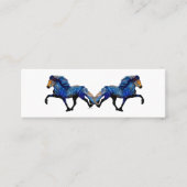 Carte De Visite Mini Stary Night Islandais Horse (Devant)
