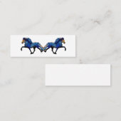 Carte De Visite Mini Stary Night Islandais Horse (Devant / Derrière)