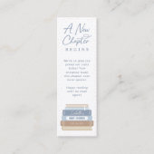 Carte De Visite Mini Storybook Baby shower Mini Faveurs Signet (Devant)