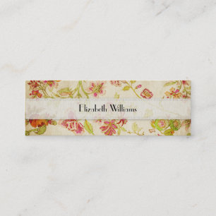 Carte De Visite Mini Style lumineux de cru de fleurs