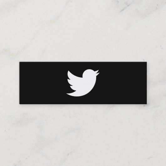 Carte De Visite Mini suiveurs twitter (Devant)