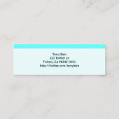 Carte De Visite Mini Suivez-moi (ce qui se passe) (Dos)