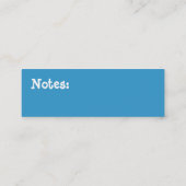 Carte De Visite Mini Suivez-moi ! Gazouillement (Dos)