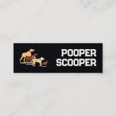 Carte De Visite Mini Suppression des déchets d'animaux domestiques (Devant)