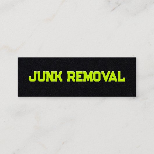 Carte De Visite Mini Suppression du noeud (Devant)