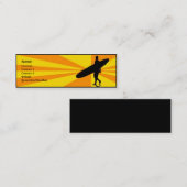 Carte De Visite Mini Surfer (Devant / Derrière)