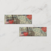 Carte De Visite Mini Symbole d'Art de New York (Devant / Derrière)