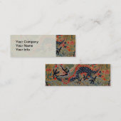 Carte De Visite Mini Symbole dragon chinois Antique asiatique (Devant / Derrière)