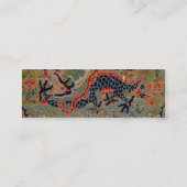 Carte De Visite Mini Symbole dragon chinois Antique asiatique (Dos)