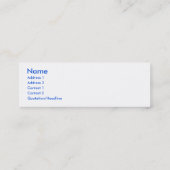 Carte De Visite Mini Symboles Yoga auto-réalisateurs (Dos)