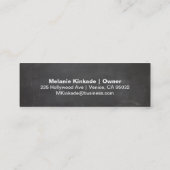 Carte De Visite Mini Tableau de bord de conception moderne (Dos)