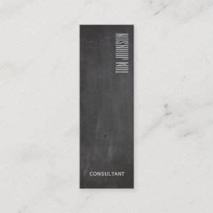 Carte De Visite Mini Tableau noir professionnel élégant minimalisme de