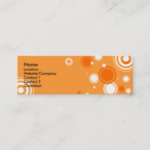 Carte De Visite Mini Taches occasionnelles 2,0