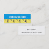 Carte De Visite Mini Taillages Mesure de la couture de bande (Devant / Derrière)