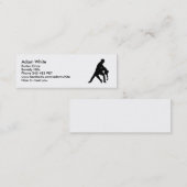 Carte De Visite Mini Tango de couples de danse (Devant / Derrière)