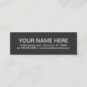 Carte De Visite Mini TATTOO (carrés mod) (Dos)