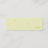 Carte De Visite Mini Taureau - maigre (Dos)