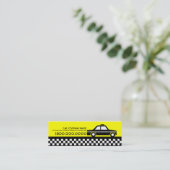 Carte De Visite Mini taxi (Debout devant)