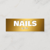 Carte De Visite Mini Technicien d'ongles Google Maps QR (Devant)