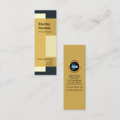 Carte De Visite Mini Technique de la construction artistique de blocs (Devant / Derrière)