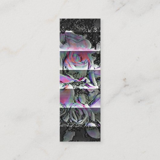 Carte De Visite Mini Techno Bouquet (Devant)