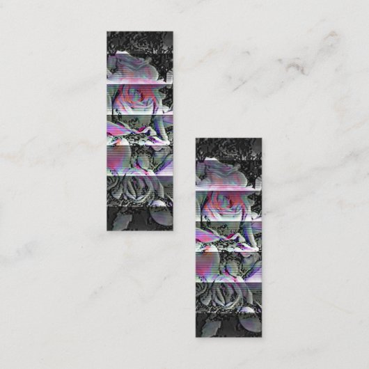 Carte De Visite Mini Techno Bouquet (Devant / Derrière)