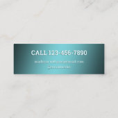 Carte De Visite Mini Technologie de l'ongle (Dos)