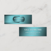 Carte De Visite Mini Technologie de l'ongle (Devant / Derrière)