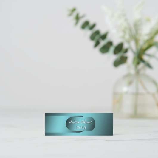 Carte De Visite Mini Technologie de l'ongle (Debout devant)