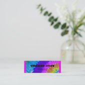 Carte De Visite Mini teignez en nouant (Debout devant)