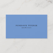 Carte De Visite Mini-tendance Cornflower Blue Professional (Devant)