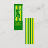 Carte De Visite Mini tennis : rétro style : (Devant / Derrière)