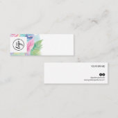 Carte De Visite Mini Tester de parfum de couleur pastel (Devant / Derrière)