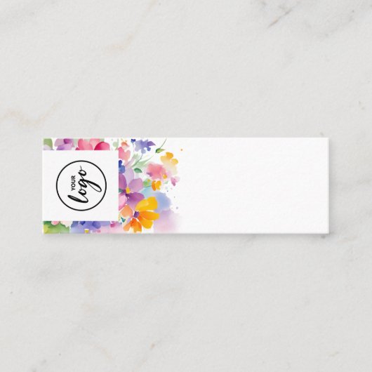 Carte De Visite Mini Tester de parfum floral (Devant)