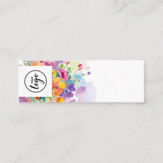 Carte De Visite Mini Tester de parfum floral gras (Devant)