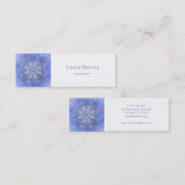 Carte De Visite Mini Texture baroque de grunge de style (Devant / Derrière)