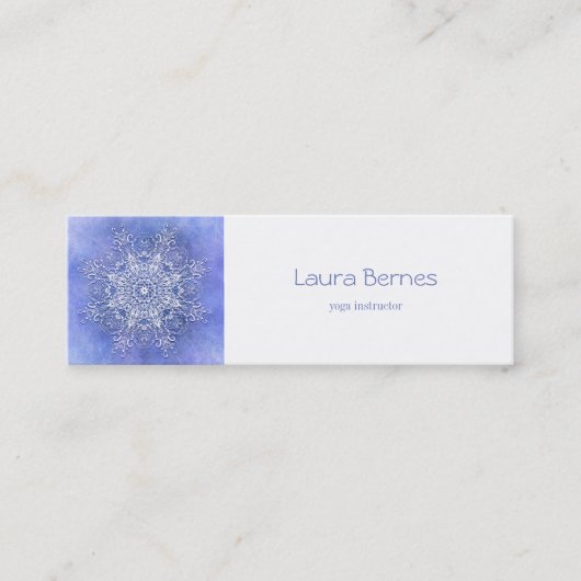 Carte De Visite Mini Texture baroque de grunge de style (Devant)