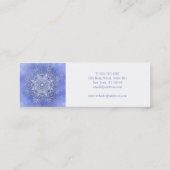 Carte De Visite Mini Texture baroque de grunge de style (Dos)